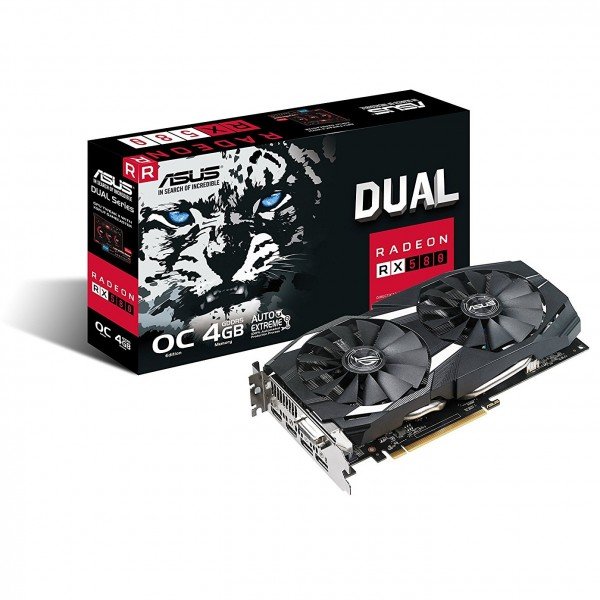 

Видеокарта ASUS Radeon RX 580 4GB DDR5 Dual (DUAL-RX580-O4G)