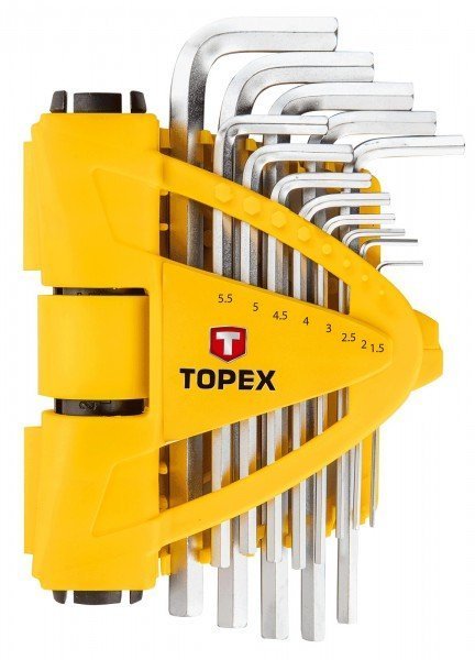 

Набор ключей шестигранных Topex, 13ед (35D970)