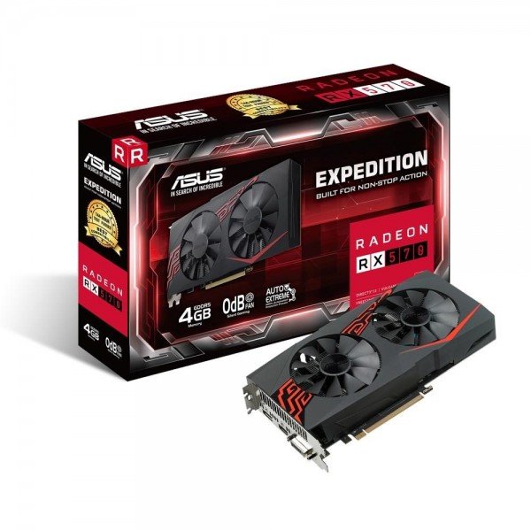 

Видеокарта ASUS Radeon RX 570 4GB DDR5 (EX-RX570-4G)