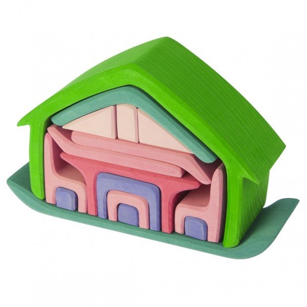 

Конструктор деревянный Nic Все в доме зеленый (NIC523265)