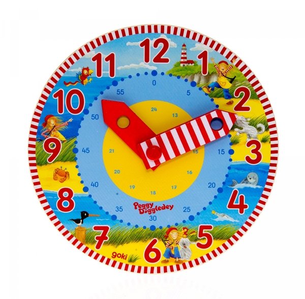 Акція на Развивающая игрушка goki Часы Изучаем время (58526) від MOYO