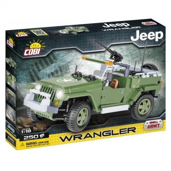 Конструктор COBI SMALL ARMY WWII ВОЕННЫЙ ДЖИП ВРАНГЛЕР (250 деталей ...