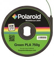 Картридж с нитью Polaroid 1.75мм/0.75кг PLA ModelSmart 250s Зеленый