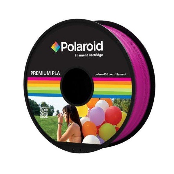 

Катушка с нитью Polaroid 1.75мм/1кг PLA для 3D принтера Пурпурно-Красный