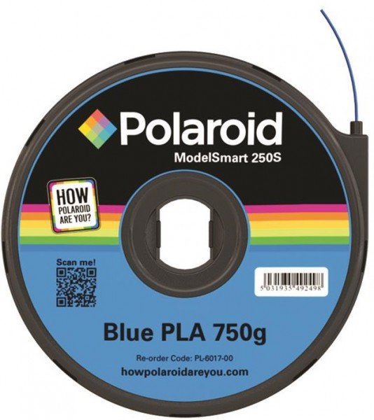 

Картридж с нитью Polaroid 1.75мм/0.75кг PLA ModelSmart 250s Синий