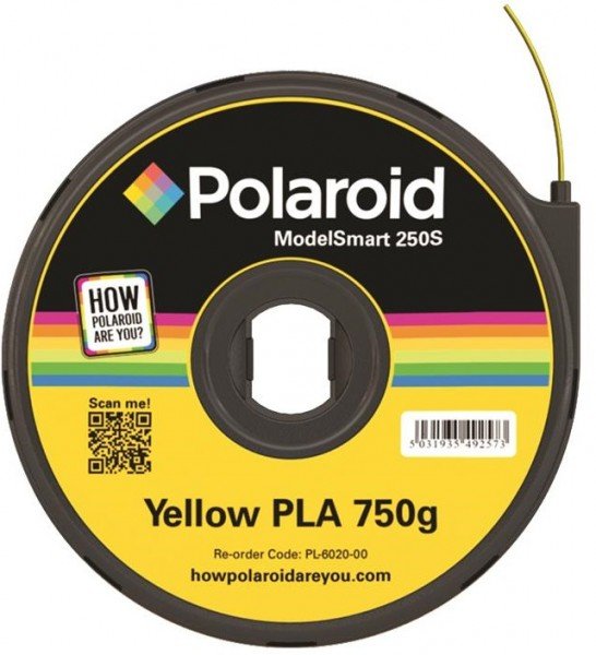 

Картридж с нитью Polaroid 1.75мм/0.75кг PLA ModelSmart 250s Желтый