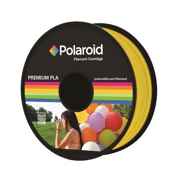 

Катушка с нитью Polaroid 1.75мм/1кг PLA для 3D принтера Прозрачный Желтый