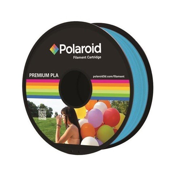 

Катушка с нитью Polaroid 1.75мм/1кг PLA для 3D принтера Голубой