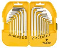  Набір ключів шестигранних TOPEX HEX i Torx 18шт (35D952) 