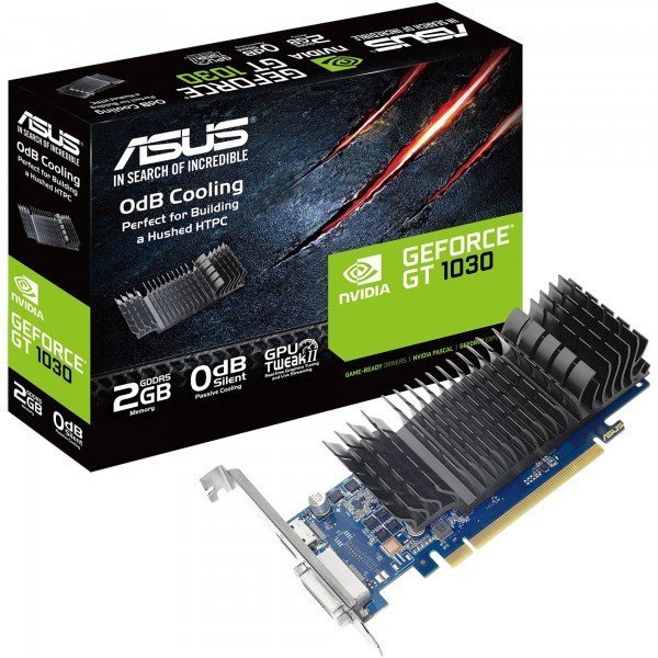 

Видеокарта ASUS GeForce GT 1030 2GB DDR5 (GT1030-SL-2G-BRK)