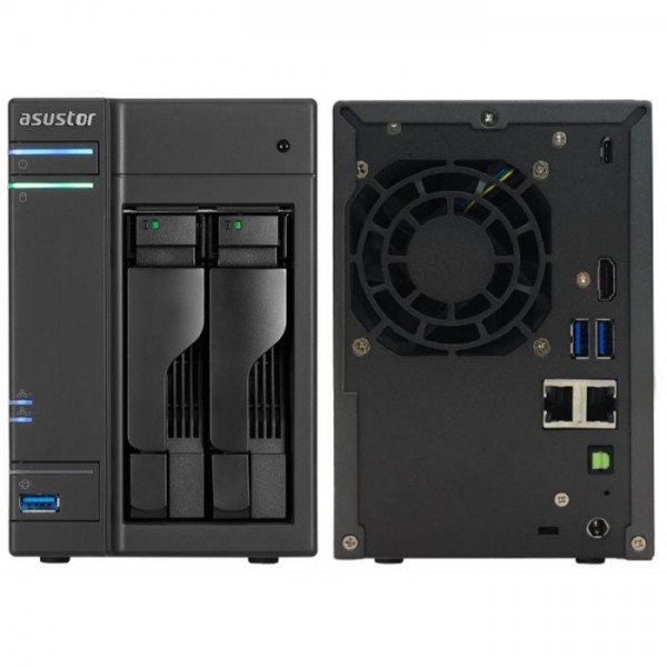 

Сетевое хранилище ASUSTOR AS6302T 2x2.5/3.5 SATA, 20TB