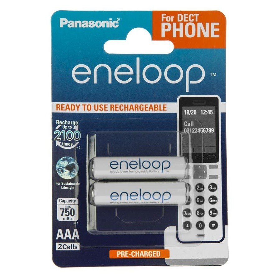 

Аккумулятор Panasonic Eneloop AAA 750 mAh 2BP
