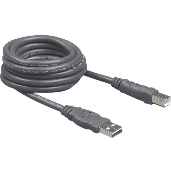 

Кабель BELKIN USB 2.0 (AM/BM) 4.8м, Black