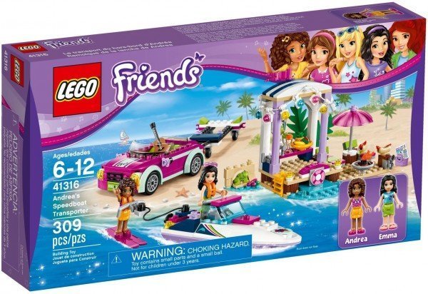 

Конструктор LEGO FRIENDS Скоростной катер Андреа (41316)