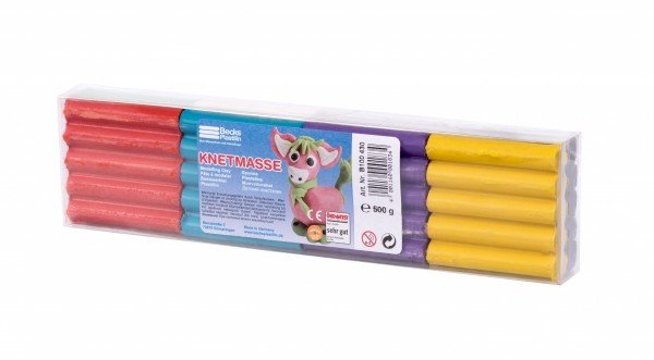 

Пластилин классический Becks Plastilin 500г 8 цветов (B100430)
