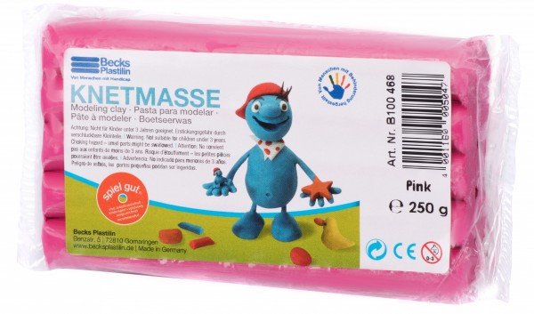 

Пластилин классический Becks Plastilin 250г розовый (B100468)