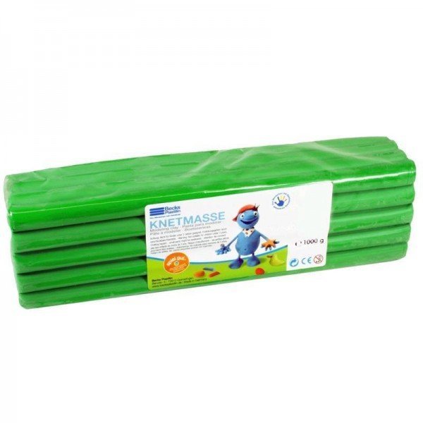 

Пластилин классический Becks Plastilin 1000г зеленый (B100497)