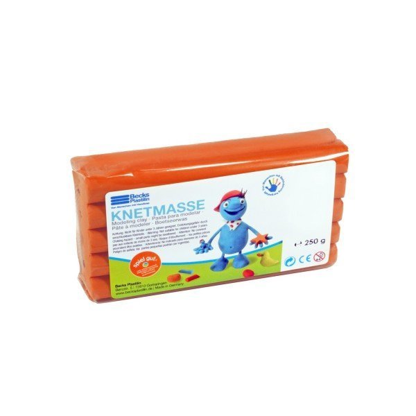 

Пластилин классический Becks Plastilin 250г оранжевый (B100466)