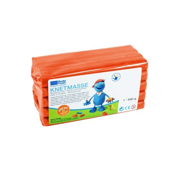 

Пластилин классический Becks Plastilin 500г оранжевый (B100480)