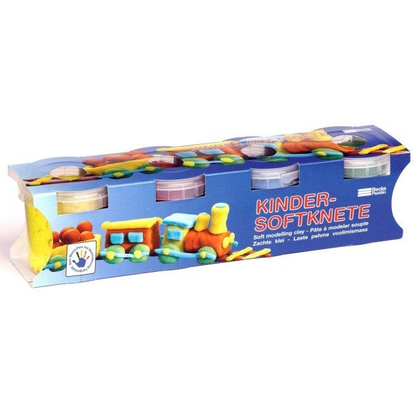 

Пластилин сверхмягкий Becks Plastilin 600г 4 цвета (B100526)