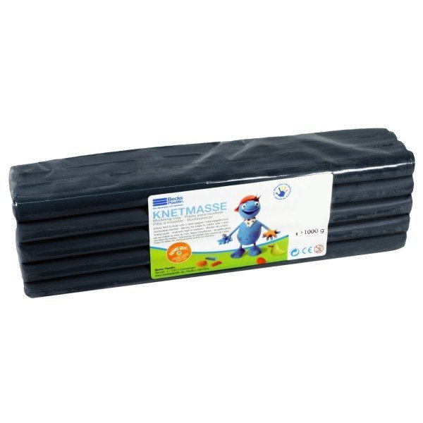 

Пластилин классический Becks Plastilin 1000г черный (B100504)