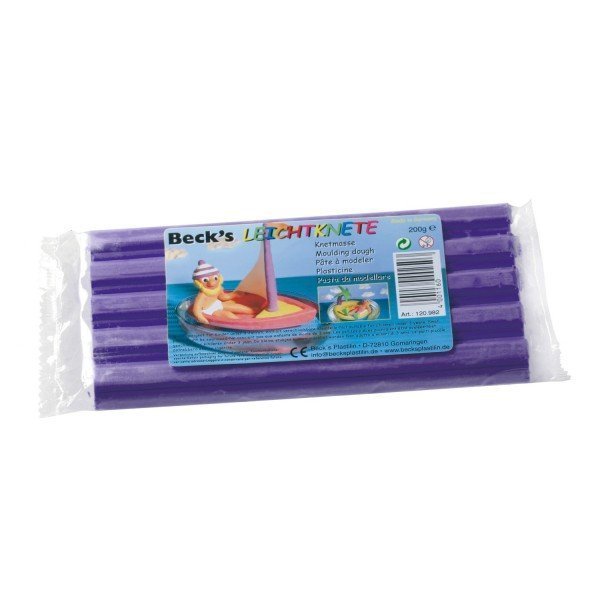 

Пластилин плавающий Becks Plastilin 200г фиолетовый (B100437)