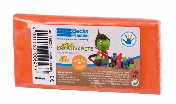 

Пластилин восковой Becks Plastilin 86г оранжевый (B102344)