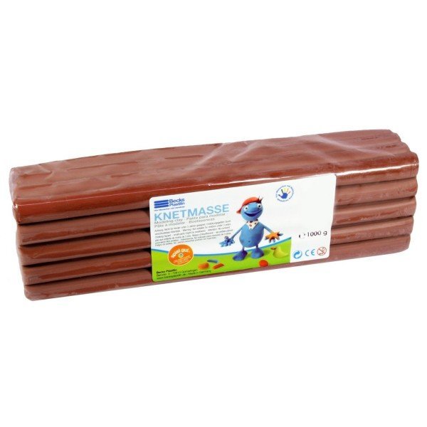 

Пластилин классический Becks Plastilin 1000г коричневый (B100502)