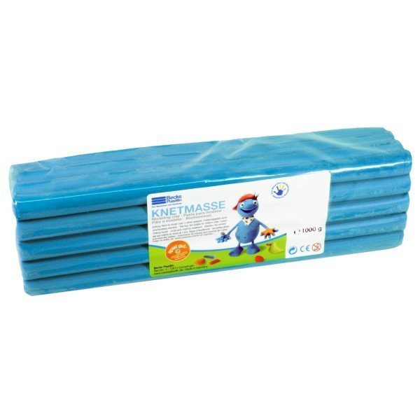 

Пластилин классический Becks Plastilin 1000г синий (B100499)