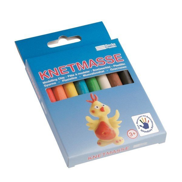 

Пластилин классический Becks Plastilin 175 г 8 цветов (B100428)