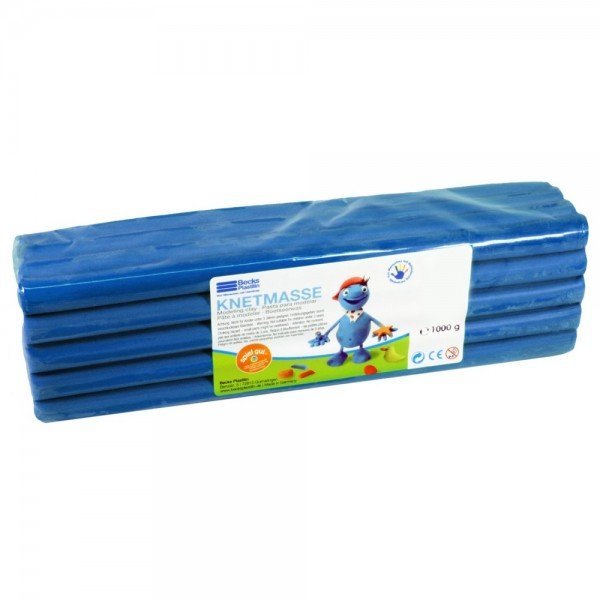 

Пластилин классический Becks Plastilin 1000г темно-синий (B100500)