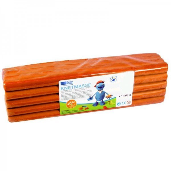 

Пластилин классический Becks Plastilin 1000г оранжевый (B100494)