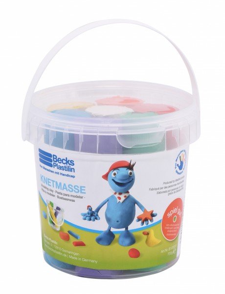

Пластилин классический Becks Plastilin 700г 7 цветов в ведерке (B100000)