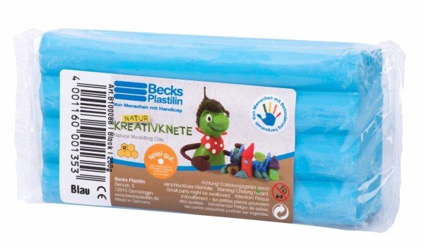 

Пластилин восковой Becks Plastilin 250г синий (B100088)