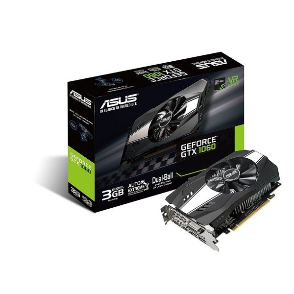 

Видеокарта ASUS GeForce GTX1060 3GB GDDR5 Phoenix (PH-GTX1060-3G)