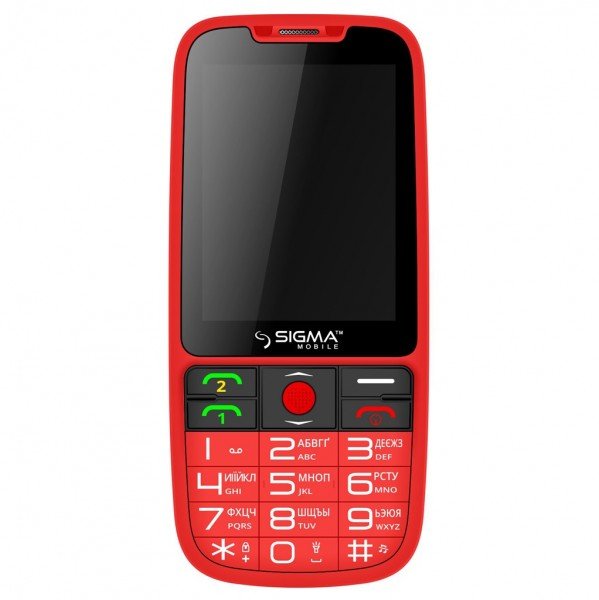 

Мобильный телефон Sigma Comfort 50 Elegance Red