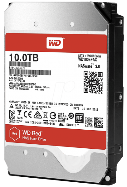 

Жесткий диск внутренний WDC HDD SATA 10TB 6GB/S 256MB/RED PRO (WD101KFBX)