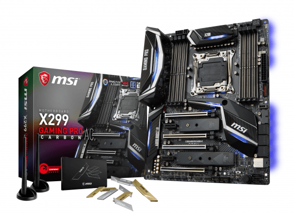 

Материнская плата MSI X299 GAMING PRO CARBON AC