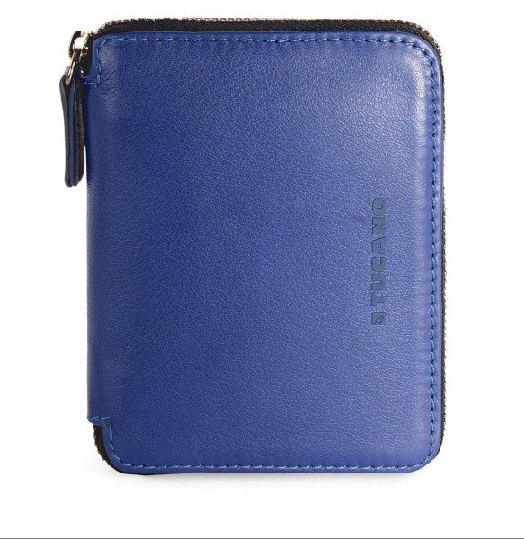 Акція на Кошелёк кожаный Tucano Sicuro Premium Wallet (синий) від MOYO