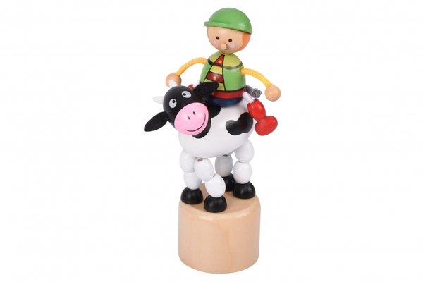 

Игрушка goki нажми и тряси Коровка (53932G-3)