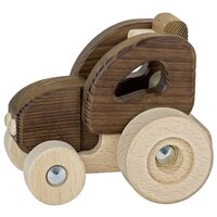 Машинка деревянная goki Трактор натуральный (55911G)