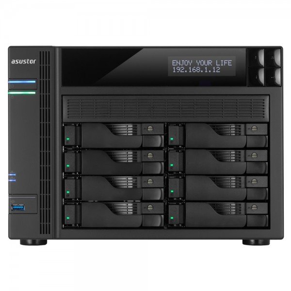 

Сетевое хранилище ASUSTOR AS6208T 8x2.5/3.5 SATA, 80TB