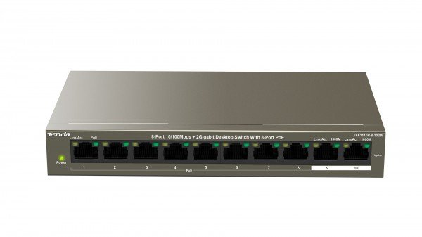 

Коммутатор TENDA TEF1110P-8-102W