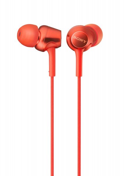 

Наушники Sony MDR-EX255AP mic red