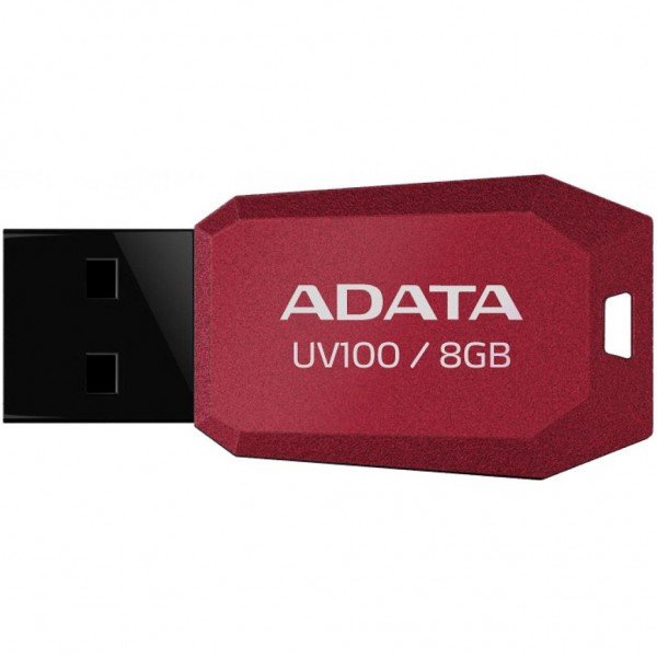

Накопитель USB 2.0 ADATA DASHDRIVE UV100 8GB RED (AUV100-8G-RRD)