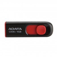 Накопитель USB 2.0 ADATA Classic Series C008 4GB Black (AC008-4G-RKD)