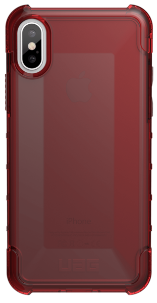 

Чехол UAG для iPhone X Plyo Crimson Dark Red Transparent