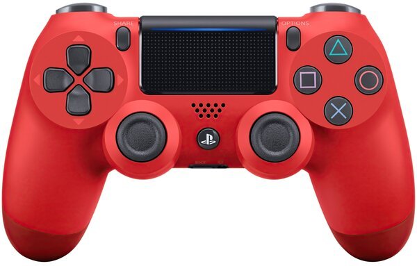 Акція на Беспроводной геймпад SONY Dualshock 4 V2 Red для PS4 (9894353) від MOYO