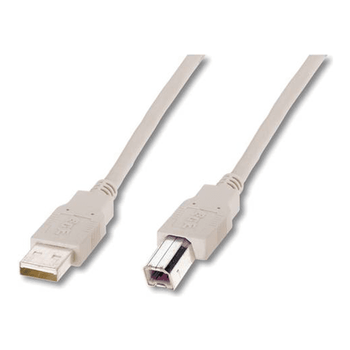 Кабель USB (AM/BM) принтер Digitus 1.8м White