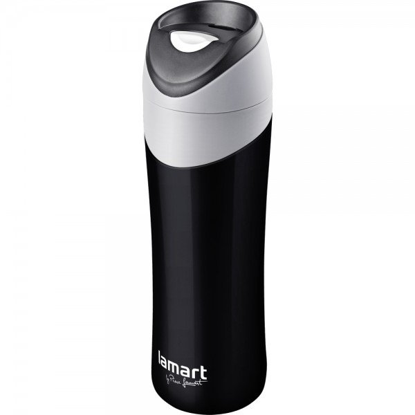 

Термос Lamart черный из нержавеющей стали 0,45л (LT4038)